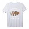 Ich Hasse Morgenmenschen und Morgen & Menschen - Witziges Faultier T-Shirt für Morgenmuffel & Langschläfer