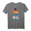 HapDeer Mickey Mouse Pride T-Shirt - Bunte Inklusive Rainbow Motive für Damen, Herren, Kinder & Familie