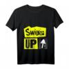 Lustiges Swipe Up Internet Social Media Influencer Meme T-Shirt – Perfektes Geschenk für Content Creator und Kanalwachstum