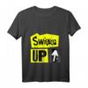 Lustiges Swipe Up Internet Social Media Influencer Meme T-Shirt – Perfektes Geschenk für Content Creator und Kanalwachstum
