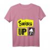 Lustiges Swipe Up Internet Social Media Influencer Meme T-Shirt – Perfektes Geschenk für Content Creator und Kanalwachstum