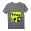 Lustiges Swipe Up Internet Social Media Influencer Meme T-Shirt – Perfektes Geschenk für Content Creator und Kanalwachstum