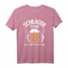 Schlager Und Bier Das Gönn Ich Mir - Party- und Gruppenshirt für Mallorca, Ibiza & Goldstrand, Perfekt für Feiern, Geburtstage & Fasching