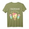 I Scream For Ice Cream Kleidung - Lustiges Sommer T-Shirt & Accessoires für Eisliebhaber, Verkäufer & Geburtstagsgeschenk