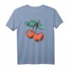 Kirschen Kirsche Obst Früchte Sommerliches T-Shirt – Fröhliches Frucht-Design für den Sommer, klassisch geschnitten