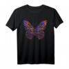 Farbenfrohes Batik Tie-Dye Schmetterling Sommer T-Shirt – Bunte Farbverlauf Geschenkidee für Damen und Herren