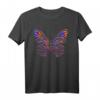 Farbenfrohes Batik Tie-Dye Schmetterling Sommer T-Shirt – Bunte Farbverlauf Geschenkidee für Damen und Herren