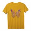 Farbenfrohes Batik Tie-Dye Schmetterling Sommer T-Shirt – Bunte Farbverlauf Geschenkidee für Damen und Herren