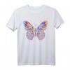 Farbenfrohes Batik Tie-Dye Schmetterling Sommer T-Shirt – Bunte Farbverlauf Geschenkidee für Damen und Herren