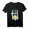 Ananas Sommer Strand T-Shirt - Lustiges Urlaubs- und Strandoutfit für Veganer, Fruchtzuckerjunkies und Freunde im Sommer