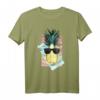 Ananas Sommer Strand T-Shirt - Lustiges Urlaubs- und Strandoutfit für Veganer, Fruchtzuckerjunkies und Freunde im Sommer