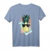 Ananas Sommer Strand T-Shirt - Lustiges Urlaubs- und Strandoutfit für Veganer, Fruchtzuckerjunkies und Freunde im Sommer