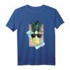Ananas Sommer Strand T-Shirt - Lustiges Urlaubs- und Strandoutfit für Veganer, Fruchtzuckerjunkies und Freunde im Sommer