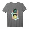 Ananas Sommer Strand T-Shirt - Lustiges Urlaubs- und Strandoutfit für Veganer, Fruchtzuckerjunkies und Freunde im Sommer