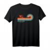 Vintage Surfer California T-Shirt mit Santa Cruz Design - Cooles Kalifornien Souvenir & Geschenk für Surfer, Urlaub & Reisen