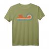 Vintage Surfer California T-Shirt mit Santa Cruz Design - Cooles Kalifornien Souvenir & Geschenk für Surfer, Urlaub & Reisen