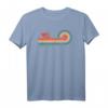 Vintage Surfer California T-Shirt mit Santa Cruz Design - Cooles Kalifornien Souvenir & Geschenk für Surfer, Urlaub & Reisen