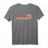 Vintage Surfer California T-Shirt mit Santa Cruz Design - Cooles Kalifornien Souvenir & Geschenk für Surfer, Urlaub & Reisen