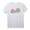 Vintage Surfer California T-Shirt mit Santa Cruz Design - Cooles Kalifornien Souvenir & Geschenk für Surfer, Urlaub & Reisen