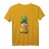 Lustiges Ananas Igel Strand Sommer T-Shirt – Buntes Obst- und Tiermotiv für den Urlaub und Freizeit