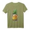 Lustiges Ananas Igel Strand Sommer T-Shirt – Buntes Obst- und Tiermotiv für den Urlaub und Freizeit