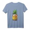 Lustiges Ananas Igel Strand Sommer T-Shirt – Buntes Obst- und Tiermotiv für den Urlaub und Freizeit