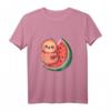 Faultier und Wassermelone Sommer Früchte T-Shirt – Lustiges Geschenk für Familien, Freunde und Tierliebhaber zum Geburtstag, Sommerfest & mehr
