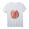 Faultier und Wassermelone Sommer Früchte T-Shirt – Lustiges Geschenk für Familien, Freunde und Tierliebhaber zum Geburtstag, Sommerfest & mehr