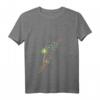 Buntes Pusteblume Löwenzahn Blumen T-Shirt für Damen – Frühlings- und Sommermode mit Naturmotiven, perfekte Geschenkidee für Naturliebhaberinnen
