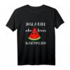 Just A Girl Who Loves Watermelon - Sommerfrucht T-Shirt, Perfekt für Veganer, Vegetarier & Obstliebhaber im Sommerurlaub