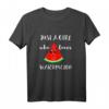Just A Girl Who Loves Watermelon - Sommerfrucht T-Shirt, Perfekt für Veganer, Vegetarier & Obstliebhaber im Sommerurlaub