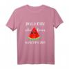 Just A Girl Who Loves Watermelon - Sommerfrucht T-Shirt, Perfekt für Veganer, Vegetarier & Obstliebhaber im Sommerurlaub
