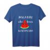 Just A Girl Who Loves Watermelon - Sommerfrucht T-Shirt, Perfekt für Veganer, Vegetarier & Obstliebhaber im Sommerurlaub