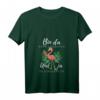 Damen Flamingo T-Shirt mit Spruch - Bin da kann losgehen und ja es eskaliert eh, Perfektes Party-Outfit für Mädelsabend & Junggesellinnenabschied