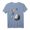 Weltraum Motiv Universum Sterne Sonnensystem Planeten Sonne T-Shirt - Klassisch geschnitten, doppelt genähter Saum