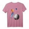 Weltraum Motiv Universum Sterne Sonnensystem Planeten Sonne T-Shirt - Klassisch geschnitten, doppelt genähter Saum