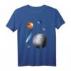 Weltraum Motiv Universum Sterne Sonnensystem Planeten Sonne T-Shirt - Klassisch geschnitten, doppelt genähter Saum