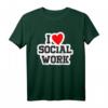 Ich Liebe Soziale Arbeit, Sozialpädagogik & Soziologie T-Shirt – Perfektes Geschenk für Familie, Freunde & Fans sozialer Berufe zu Weihnachten, Geburtstagen & Jubiläen
