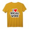 Ich Liebe Soziale Arbeit, Sozialpädagogik & Soziologie T-Shirt – Perfektes Geschenk für Familie, Freunde & Fans sozialer Berufe zu Weihnachten, Geburtstagen & Jubiläen