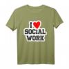 Ich Liebe Soziale Arbeit, Sozialpädagogik & Soziologie T-Shirt – Perfektes Geschenk für Familie, Freunde & Fans sozialer Berufe zu Weihnachten, Geburtstagen & Jubiläen