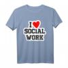 Ich Liebe Soziale Arbeit, Sozialpädagogik & Soziologie T-Shirt – Perfektes Geschenk für Familie, Freunde & Fans sozialer Berufe zu Weihnachten, Geburtstagen & Jubiläen