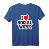 Ich Liebe Soziale Arbeit, Sozialpädagogik & Soziologie T-Shirt – Perfektes Geschenk für Familie, Freunde & Fans sozialer Berufe zu Weihnachten, Geburtstagen & Jubiläen