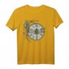 Libelle ruht auf einer Vintage-Uhr mit Rosen - Trendiges Natur- und Nostalgie T-Shirt im Hipster-Stil