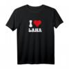 I Love Lana Valentinstag T-Shirt – Perfektes Geschenk für Lana Fans zu Geburtstag, Muttertag, Vatertag, Weihnachten und Valentinstag