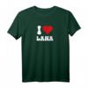I Love Lana Valentinstag T-Shirt – Perfektes Geschenk für Lana Fans zu Geburtstag, Muttertag, Vatertag, Weihnachten und Valentinstag
