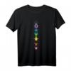 Chakra Regenbogen Yoga Meditation Symbol Spirituell Fraktal T-Shirt – Spirituelle Geschenke für Yoga, Meditation & Erleuchtung
