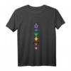 Chakra Regenbogen Yoga Meditation Symbol Spirituell Fraktal T-Shirt – Spirituelle Geschenke für Yoga, Meditation & Erleuchtung
