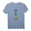 Chakra Regenbogen Yoga Meditation Symbol Spirituell Fraktal T-Shirt – Spirituelle Geschenke für Yoga, Meditation & Erleuchtung