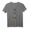 Chakra Regenbogen Yoga Meditation Symbol Spirituell Fraktal T-Shirt – Spirituelle Geschenke für Yoga, Meditation & Erleuchtung
