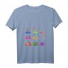 Damen Katzen in Lustigen Yoga Posen Sport T-Shirt mit V-Ausschnitt – Perfekt für Katzenliebhaberinnen, Yoga & Spirituelle Geschenke